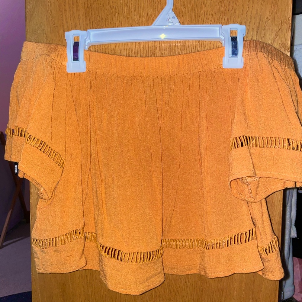 Forever 21 Off the Shoulder Cropped Top